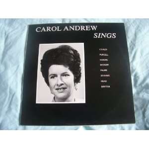    AK 7816L CAROL ANDREW Sings UK LP 1979 Carol Andrew Music