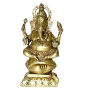 Lord Ganesha Statues Vinayak Murti Idol Hindu God Statue Brass 