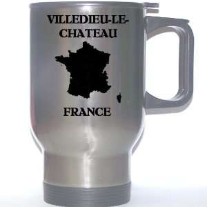  France   VILLEDIEU LE CHATEAU Stainless Steel Mug 