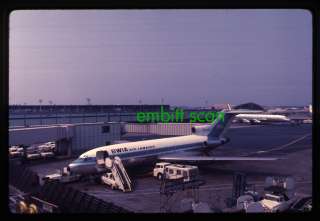 Original Slide, BWIA Air Jamaica Boeing 727 78, JFK 1968  