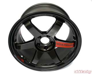 Volk Racing TE37SL Diamond Black Wheel Set 18x9.5 Mitsubishi EVO X 08 