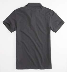 Volcom Stone The Club Pique Mens Charcoal Gray Polo Shirt New NWT 