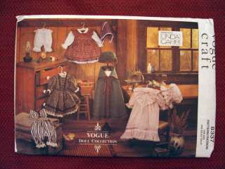 vogue doll collection pattern 8337 designed by linda carr out of print