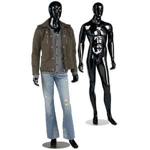  Black Glossy Male Full Sized Mannequin   Max Arts, Crafts 