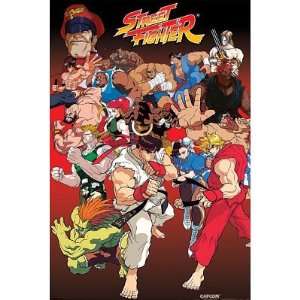   Street Fighter (Group, Anime) Video Game Poster Print