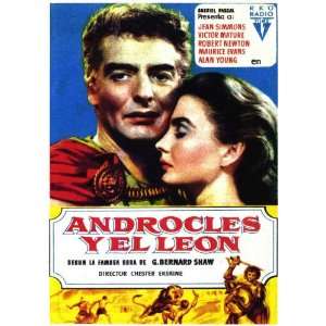 Androcles and the Lion (1952) 27 x 40 Movie Poster Spanish Style B 