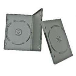 NEW 50 Single Disc DVD Cases Black Standard   Holds 1  