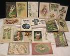 Lot of 6 Antique Ephemera Cards Postcard Calendar  