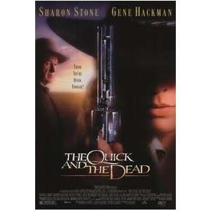   THE QUICK AND THE DEAD ORIGINAL MOVIE POSTER SHARON STONE GENE HACKMAN