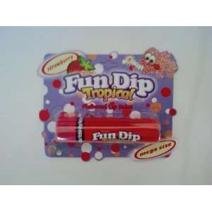 Fun Dip Tropical Strawberry Mega Size Scented Lip Balm (Sold as a 2 
