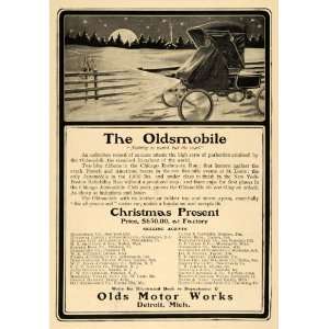   Oldsmobile Christmas Night Ride   Original Print Ad