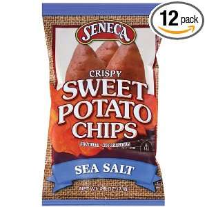 Seneca Sea Salt Sweet Potato Chips,2.5 Ounce Bags (Pack of 12)  