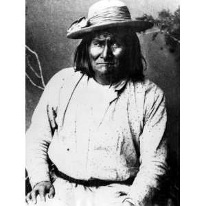Famous Apache Leader, Geronimo, as Photographed by A. Frank Randall 
