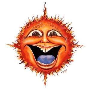  Mike DuBois   Exuberant Smiling Sun   Sticker / Decal Automotive