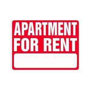  APARTMENT FOR RENT 18x24 Heavy Duty Plastic Sign 