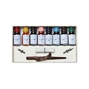  Coles Of London Wooden Pen With 8 Inks: Electronics