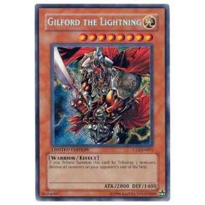  Yugioh CT2 EN001 Gilford the Lightning Secret Rare Card 