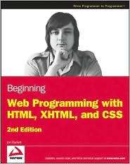   XHTML, and CSS, (0470259310), Jon Duckett, Textbooks   