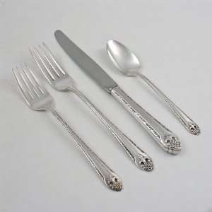  Lovely Lady by Holmes & Edwards, Silverplate 4 PC Setting 