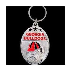  NCAA Team Logo Key Ring   Georgia Bulldogs: Sports 