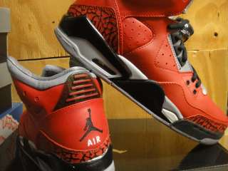 Nike Jordan Rare Air Red Black Sneakers Boys Sz 5  