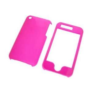 Premium   Apple iPhone 3G/3GS Solid Hot Pink Cover   Faceplate   Case 