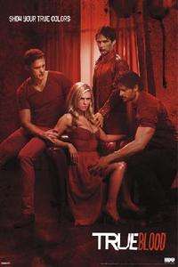 TRUE BLOOD SHOW YOUR TRUE COLORS HBO VAMPIRE TV SHOW POSTER SEASON 4 