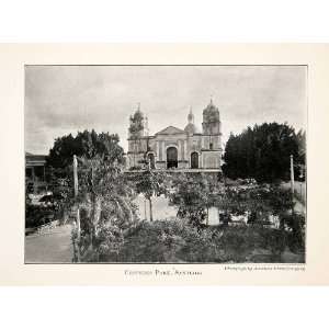  1910 Print Cespedes Park Santiago Cuba Trees Plaza De La 