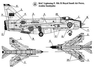 Chematic 1/72 Royal Saudi Air Force BAC Lightning F MK6  