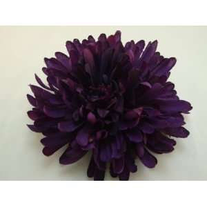  NEW Dark Purple Mum Hair Flower, Limited. Beauty