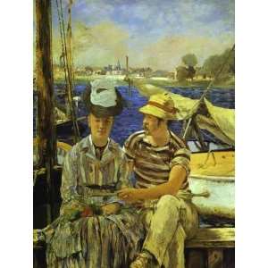     Edouard Manet   32 x 42 inches   Argenteuil