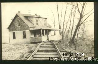 RPPC House Railroad Track Burlington Vermont 1929 Flood  