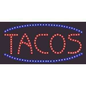  Bright LED Taco Open Sign