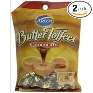 Arcor Butter Chocolate Kosher Toffee Large (Dairy) 2 Packs  