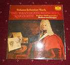Johann Sebastian Bach Cantata #201 Vinyl Record *USED*  
