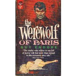  The Werewolf of Paris Guy Endore Books