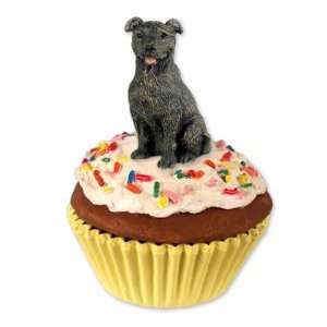   Bull Terrier PupCake Dog Trinket Box   Brindle: Home & Kitchen