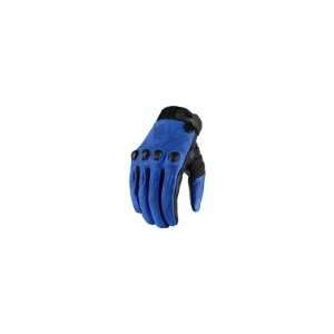 ICON SUB ETCHED GLOVES (LARGE) (BLUE)