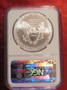 2012 (S) SILVER American Eagle NGC MS 69 ~ FLAG LABEL ~ Struck @ San 