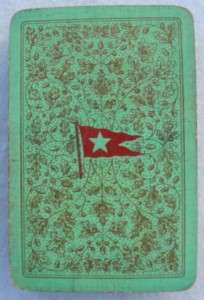 WHITE STAR LINE RMS OLYMPIC TITANIC PERIOD 1ST CL PLAYING CARDS GREEN 