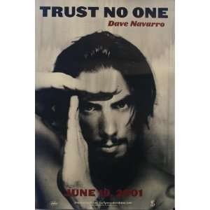  Dave Navarro Trust No One Poster: Home & Kitchen