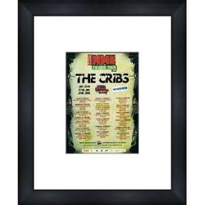 CRIBS UK Tour 2008   Custom Framed Original Ad   Framed Music Poster 