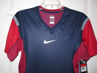 Nike Pro Compression USA Vapor Training Soccer Shirt DRI FIT Cross NEW 