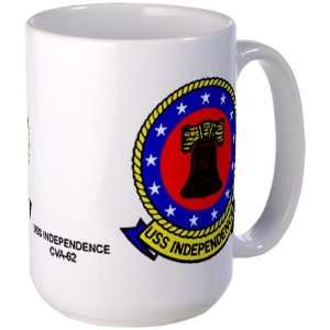 USS Independence, CVA 62 Uss Large Mug by CafePress 
