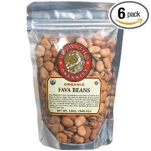 Aromatica Organics Fava Beans, 12.0 Ounce Bags (Pack of 6):  