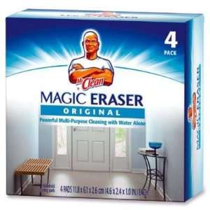 Mr. Clean Magic Eraser Pads,4 3/5x2 2/5x1,6 PK/CT,BE/WE   ERASER,MAGIC 