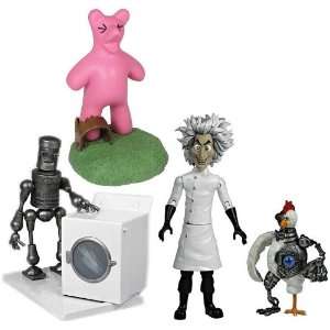  Robot Chicken Action Figures Set Of 3: Toys & Games