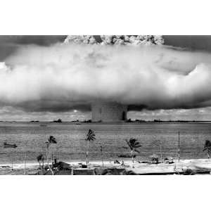   Baker Poster Atomic Bomb Nuclear Testing 24in x36in