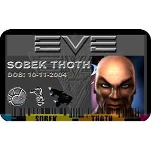  EVE Online Custom ID Card MMORPG character: Office 