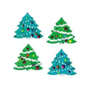  Pro Art Sandylion Classpak Stickers Christmas Trees; 6 Items 